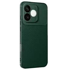 Huawei Honor 600 Lite Auto Focus Karbon Kapak - Koyu Yeşil