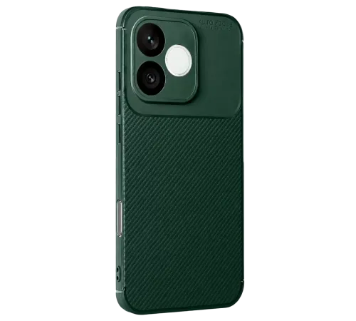 Huawei Honor 600 Lite Auto Focus Karbon Kapak - Koyu Yeşil