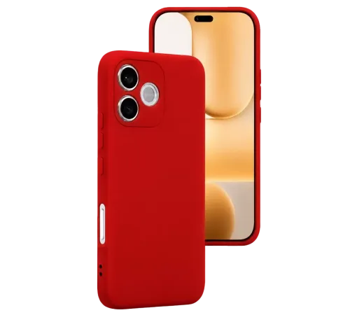 Huawei Honor 600 Lite First Silikon - Kırmızı
