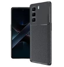 İnfinix Hot 50 Pro Plus 4G Auto Focus Karbon Kapak - Siyah