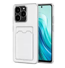 Realme C61 Kılıf Kart Şeffaf Silikon - Şeffaf