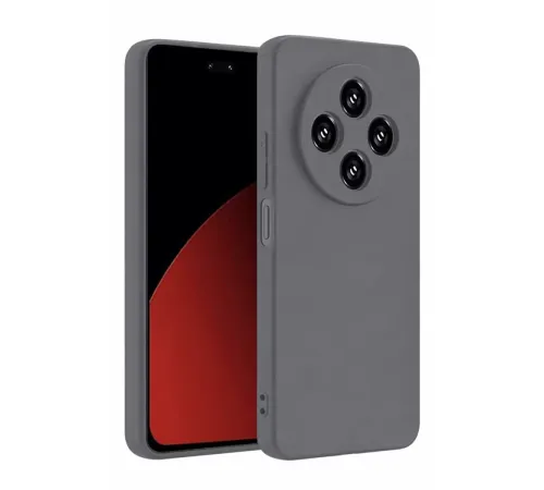 Redmi 14C Kılıf First Silikon - Gri