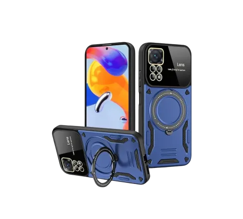 Realme 11 Pro Plus Joy Lens Standlı Kapak - Lacivert