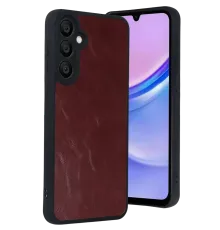 Samsung Galaxy A37 5G Aras Deri Kapak - Bordo