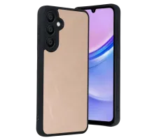 Samsung Galaxy A37 5G Aras Deri Kapak - Pudra