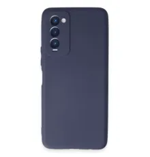 Tecno Camon 18 Kılıf First Silikon - Lacivert
