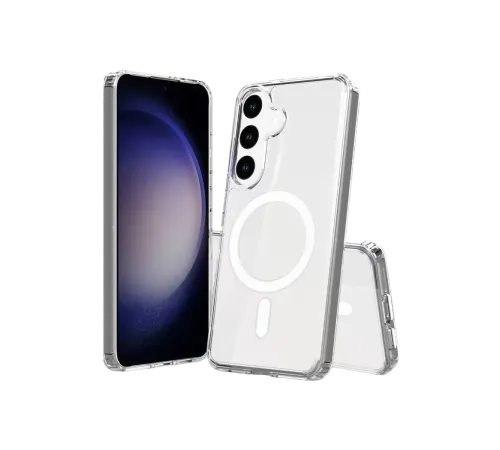 Samsung Galaxy S26 Magneticsafe Şeffaf Silikon - Şeffaf