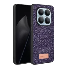 Redmi Note 15 Pro 4G Bright Simli Kapak - Derin Mor