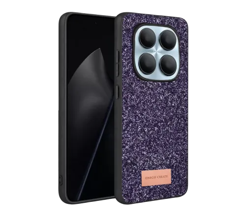 Redmi Note 15 4G Bright Simli Kapak - Derin Mor