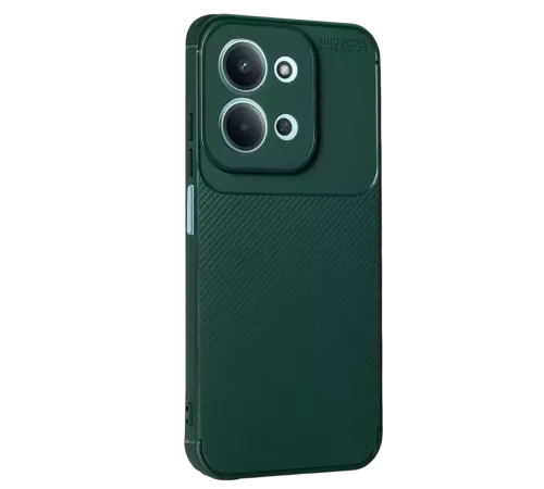 Redmi 15C 5G Auto Focus Karbon Kapak - Koyu Yeşil