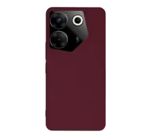 Tecno Camon 20 Pro 5G Kılıf First Silikon - Bordo