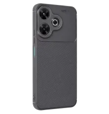 Redmi 13 4G Kılıf Auto Focus Karbon Kapak - Gri