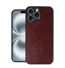 Apple iPhone 16 Pro Max Kılıf Aras Deri Kapak - Bordo