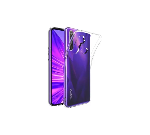 Realme 5i Kılıf Lüx Şeffaf Silikon
