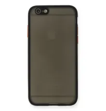 Apple iPhone 6 Kılıf Montreal Silikon Kapak - Siyah