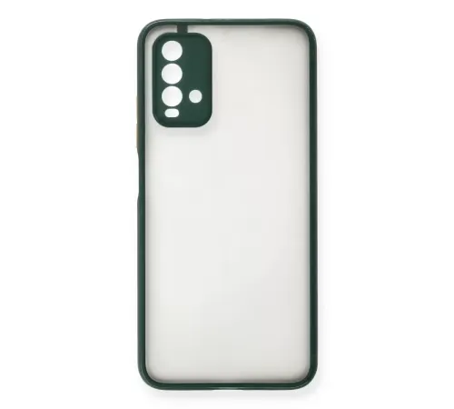 Redmi 9T Kılıf Montreal Silikon Kapak - Yeşil