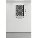 Floral Mandala Tasarım Ahşap Duvar Tablosu - 25x35 cm Lazer Kesim Dekoratif Pano