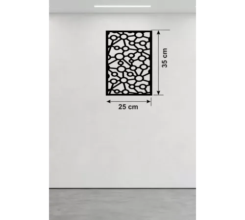 Modern Bağlantı Temalı Ahşap Duvar Tablosu - 25x35 cm Lazer Kesim Soyut Pano