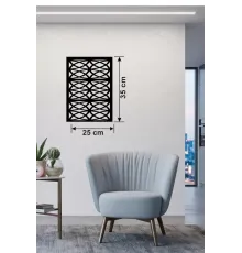 Selçuklu Yıldızı Temalı Ahşap Duvar Tablosu - 25x35 cm Lazer Kesim Dekoratif Pano