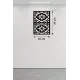 Kar Tanesi ve Barok Desenli Ahşap Duvar Tablosu - 25x35 cm Lazer Kesim Pano