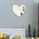 30x30 cm Kırılmaz Pleksi Dekoratif Duvar Aynası - Modern Organik Form 1. Sınıf Akrilik Ayna