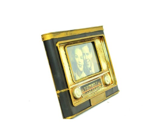 Dekoratif Metal Çerçeve Radyo Vintage Dekoratif Ev Ofis Hediyelik