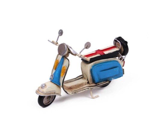 Dekoratif Metal Scooter Vintage Dekoratif Ev Ofis Hediyelik