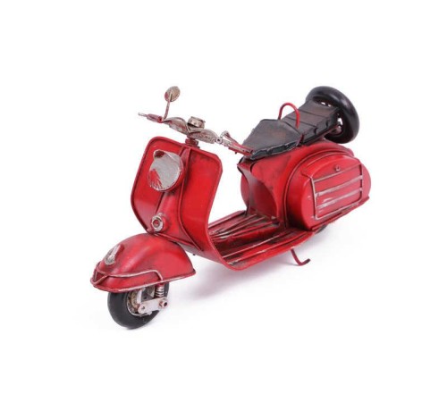 Dekoratif Metal Scooter Vintage Dekoratif Ev Ofis Hediyelik