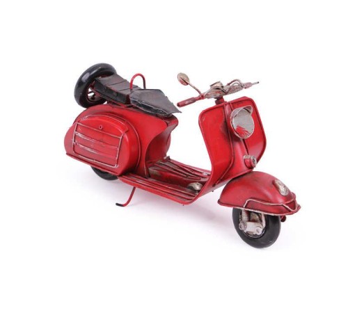 Dekoratif Metal Scooter Vintage Dekoratif Ev Ofis Hediyelik