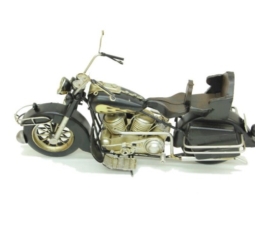 Dekoratif Metal Motosiklet Vintage Chopper Ev Ofis Hediyelik