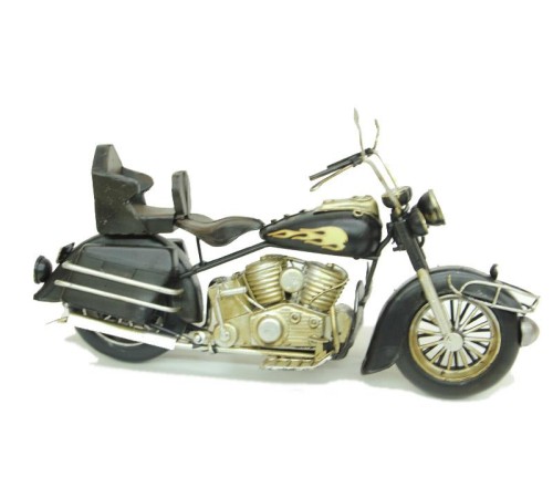 Dekoratif Metal Motosiklet Vintage Chopper Ev Ofis Hediyelik