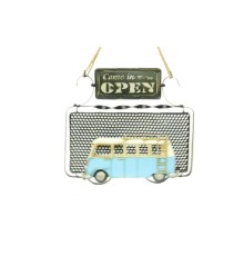 Dekoratif Metal Kapı Yazısı Minibüs Dekorlu Vintage Hediyelik