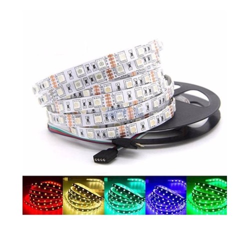 3 Çipli RGB İç Mekan Şerit Led 5 Metre Dekoratif Aydınlatma