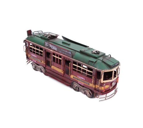 Dekoratif Metal Piccaso Treni Vintage Biblo Hediyelik