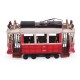 Dekoratif Metal Taksim Tramvay Vintage Biblo Hediyelik