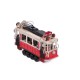Dekoratif Metal Taksim Tramvay Küçük Vintage Biblo Hediyelik