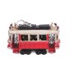 Dekoratif Metal Taksim Tramvay Orta Boy Vintage Biblo Hediyelik