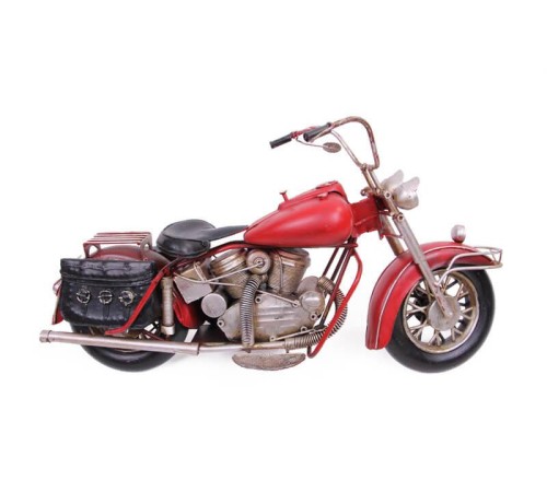 Dekoratif Metal Motosiklet Biblo