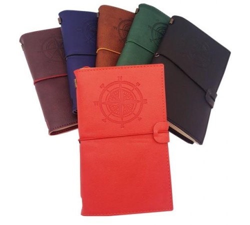 Deri Pusula Defter Hediyelik