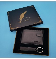 Hediyelik Cüzdan Anahtarlık Set Dekoratif Hediyelik