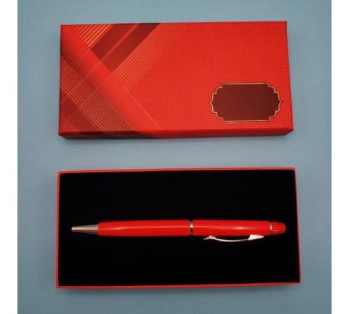 Kırmızı Tükenmez Kalem Touchpen Dekoratif Hediyelik