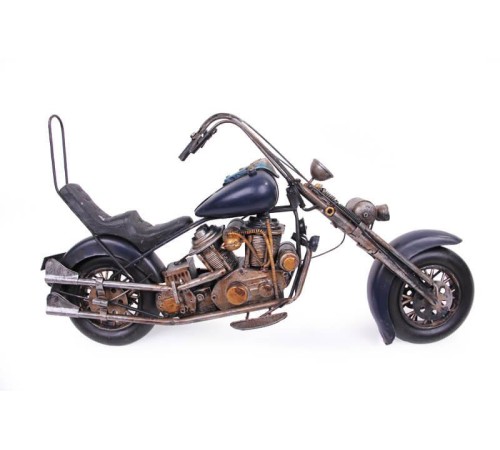 Metal Motosiklet Biblo Dekoratif Hediyelik