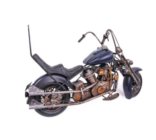 Metal Motosiklet Biblo Dekoratif Hediyelik
