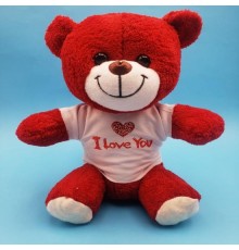 Kırmızı I Love You Peluş Ayıcık