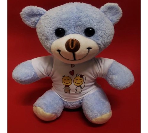Mutlu Çift Tişörtlü Peluş Ayı