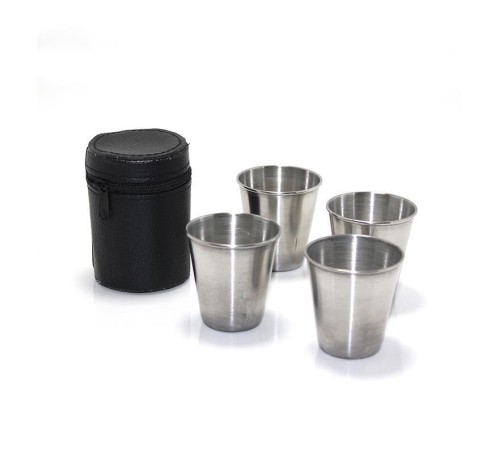 4’Lü Sılver Shot Bardak Seti