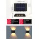 6ledli  Solar Duvar Lambası Aplik Güneş Enerji Gün Işığı 2 Li Set