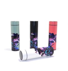 1 Adet Anime Baskılı Dijital Göstergeli Termos 500 ml