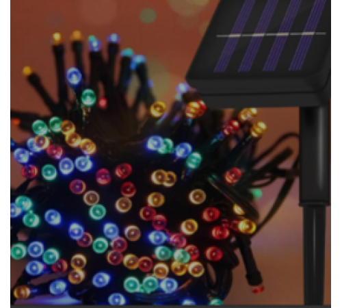11m 100 Led RGB SOLAR