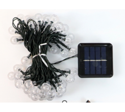 7m 50 Led Gün Işığı Solar Bahçe Aydınlatma Dekorasyon Güneş Enerjili